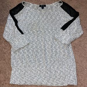 Grey and Black sparkly sweater